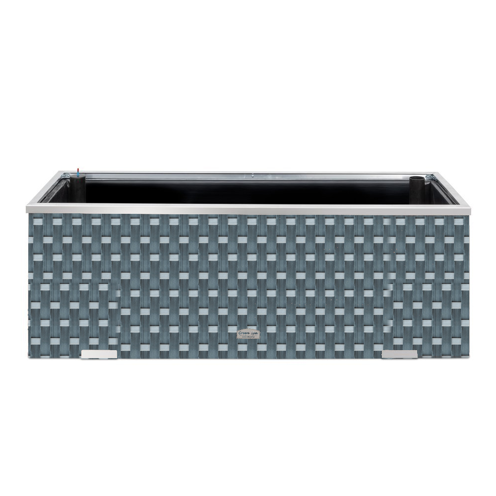 Pflanzkübel Hellgrau Dunkelgrau