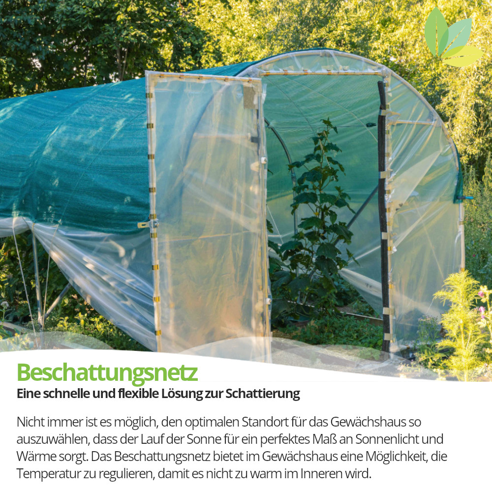 MiniRömi® Foliengewächshaus, Pflanztunnel 2,5m x 6m