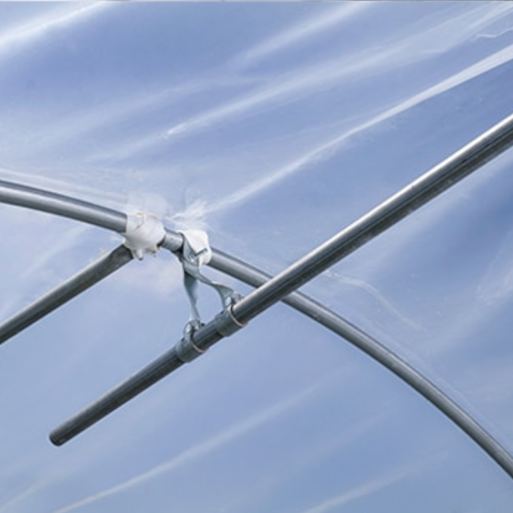 Gestängeanordnung im Folientunnel