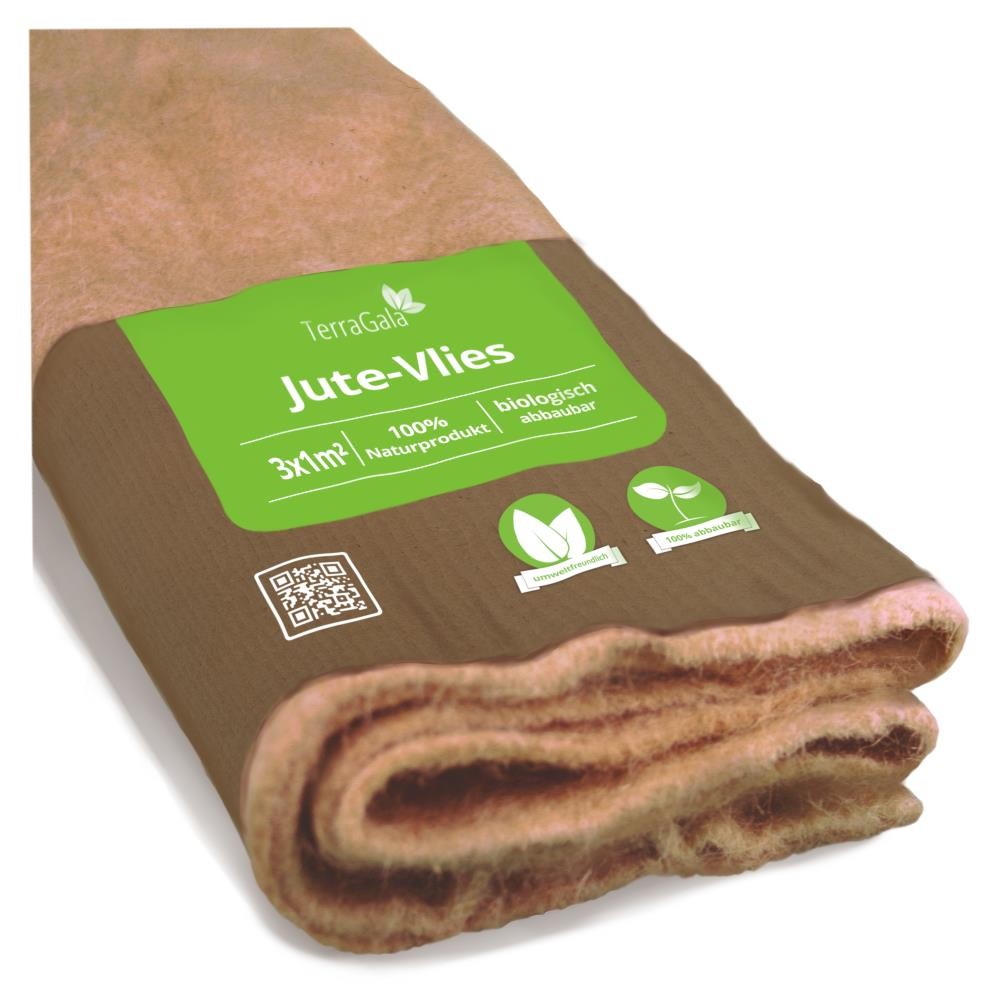 Jute Vlies 3er Zeit mit Banderole verpackt