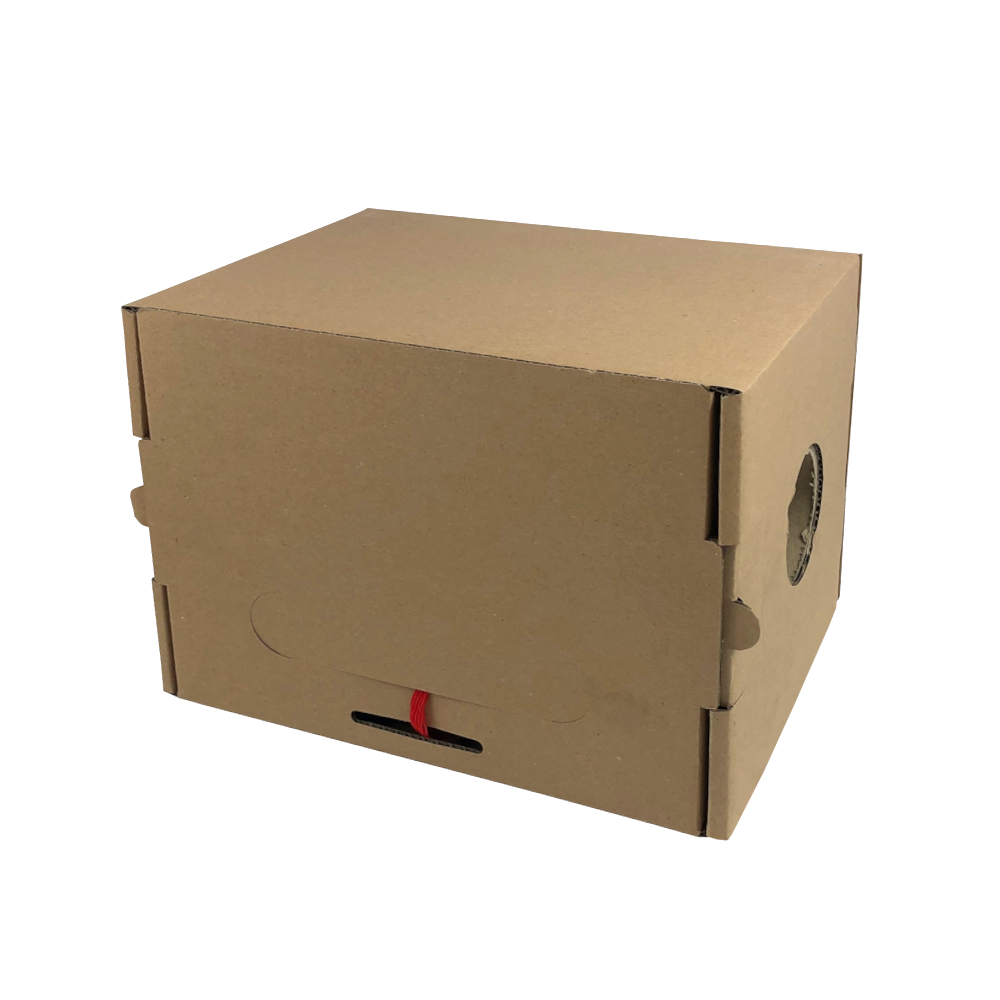 Netzschutzschlauch rot in praktischer Spenderbox