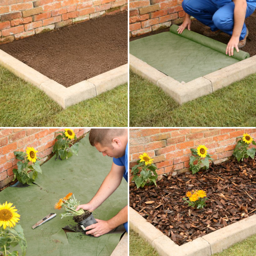 premiumgarden EcoFilter, Grünes Drainagevlies aus Recycling-Material, 1m x 25m