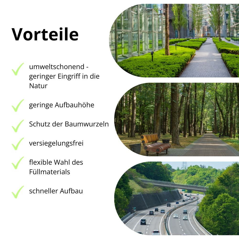 Vorteile der Geozellen als Tragschicht