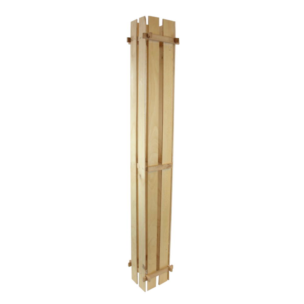 PureNature Wuchshüllen aus Holz; 100% abbaubar; Ø 120-230mm PureNature befestigt mit Hartholzpfahl