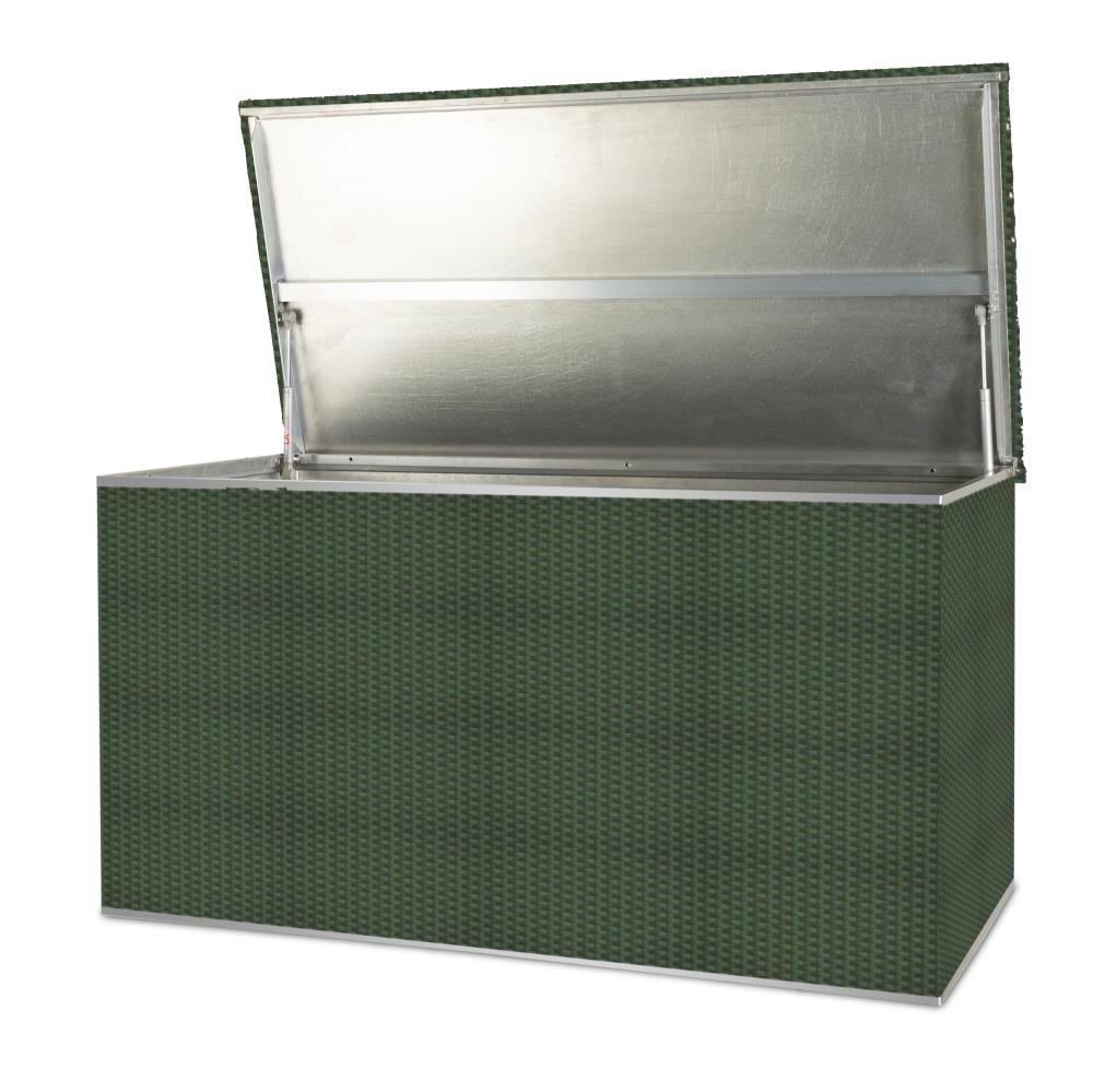 grüne Rattan Kissenbox