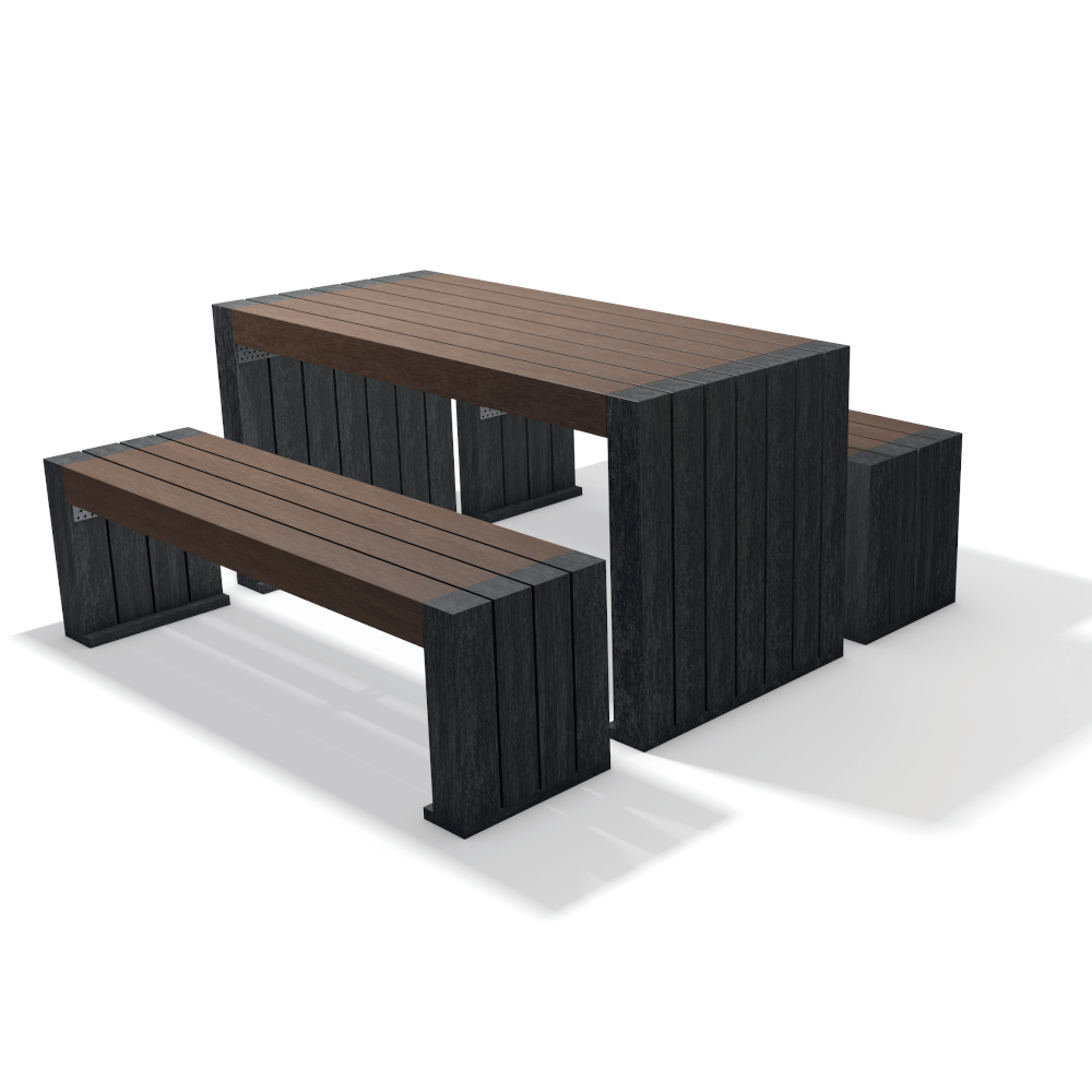 Calero Set, Tisch und zwei Bänke