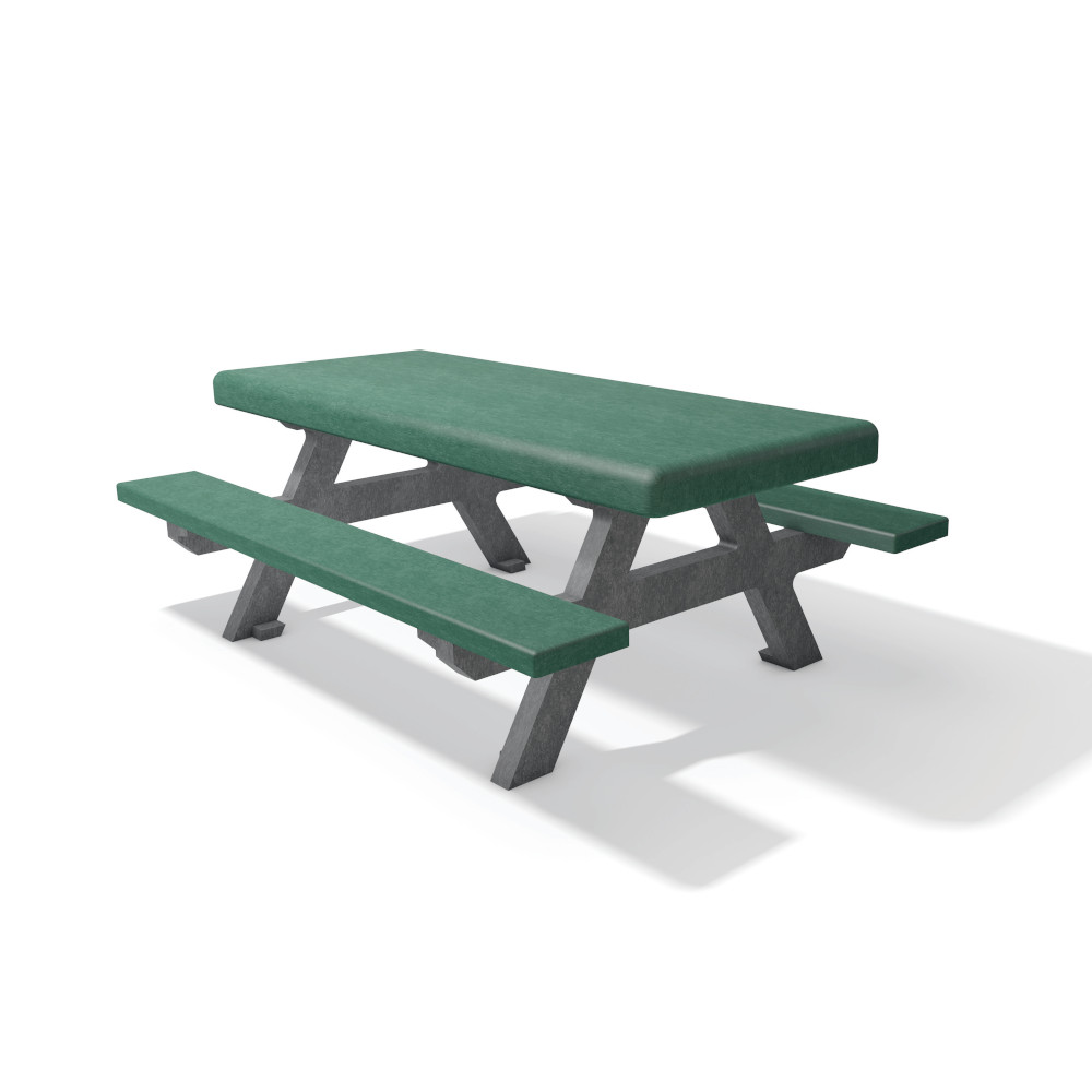 Grafische Darstellung grün-graue Kindersitzgruppe.