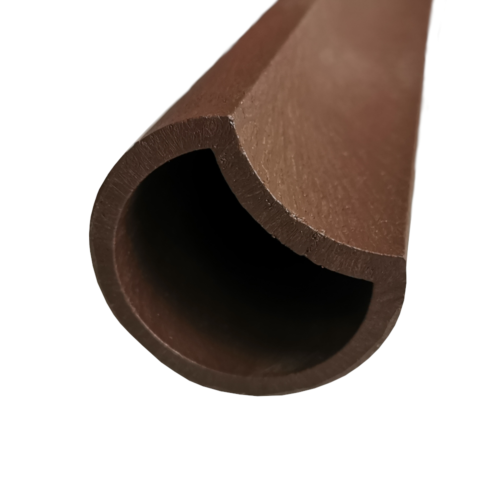 Hohlkehlpalisade braun