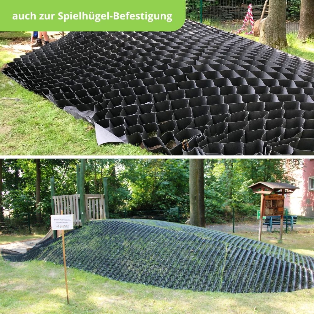 Anwendungsbeispiel: Spielhügel-Befestigung