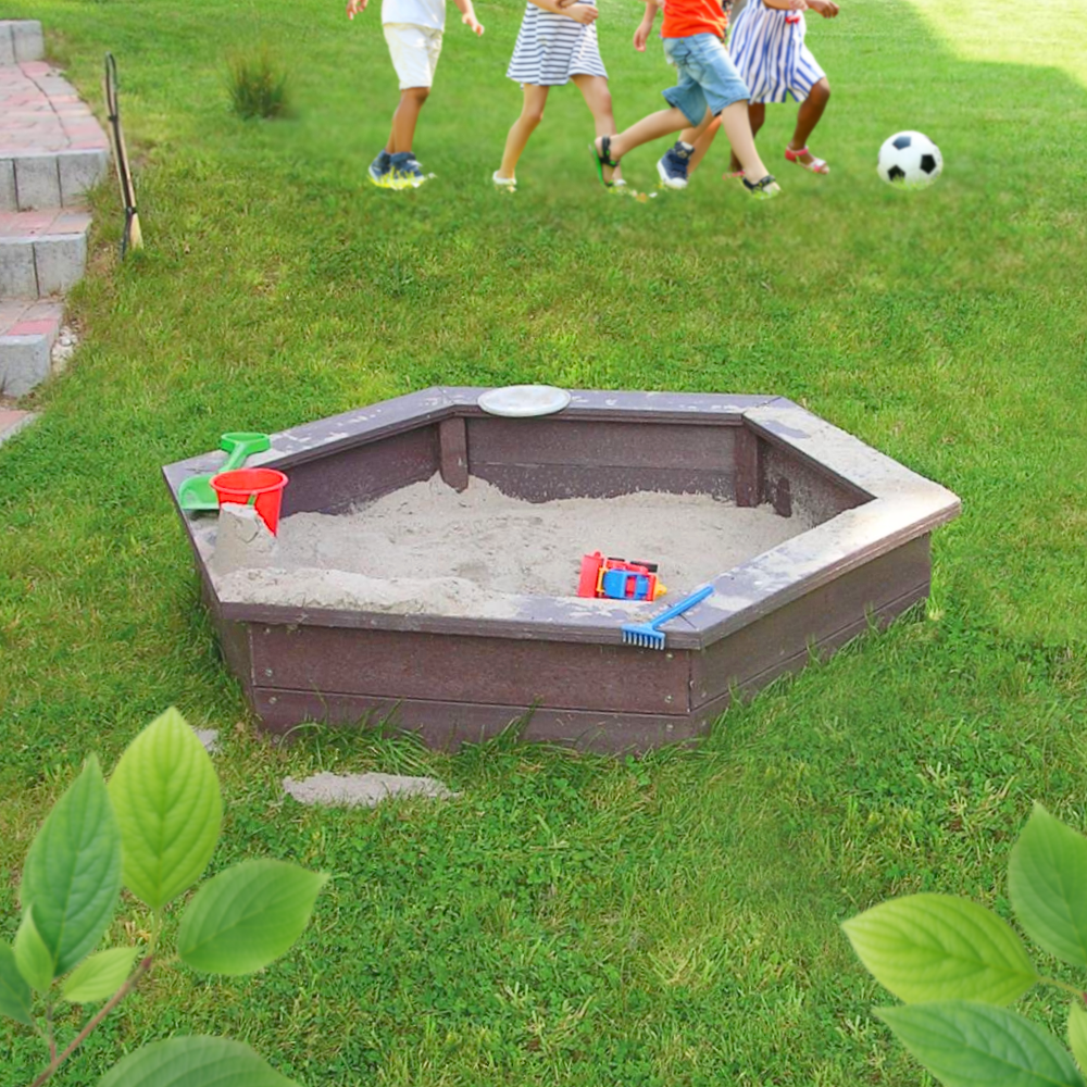 Sandkasten Kalahari: Sechseckige Sandkiste