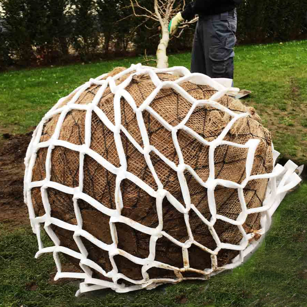 TerraSponge Wasserspeichervlies als Bewässerungsnetz für Bäume
