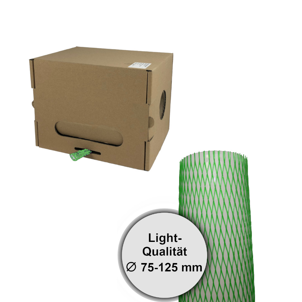 Netzschutzschlauch grün praktischer Spenderbox