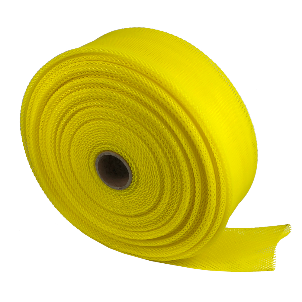 Netzschlauch gelb STANDARD, Ø 100-200mm, Oberflächenschutznetz 50m