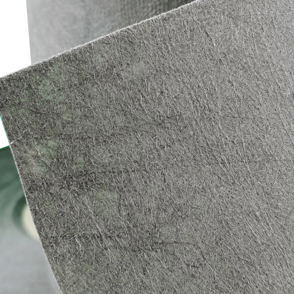 Nahaufnahme des extra dünnen, robusten Faservlies als Sichtschutz