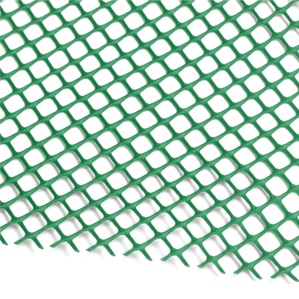 grünes Gitter auf weißem Hintergrund