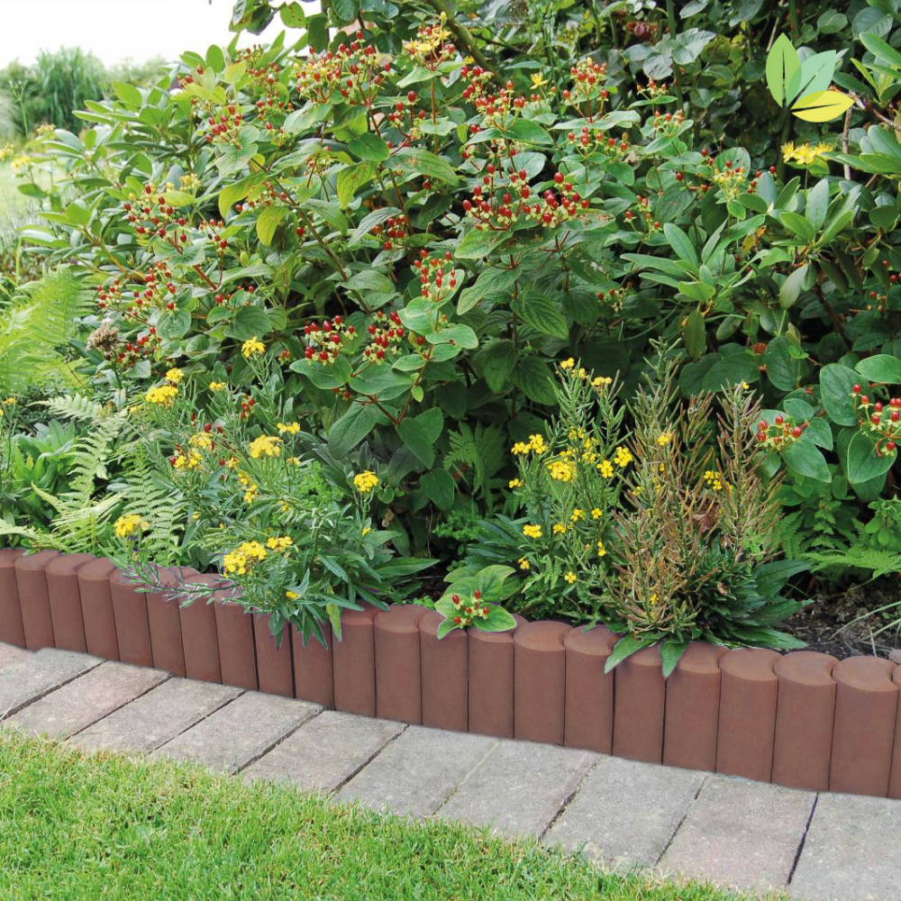 hanit®  Hohlkehlpalisade Ø 6,8cm, 30cm, braun