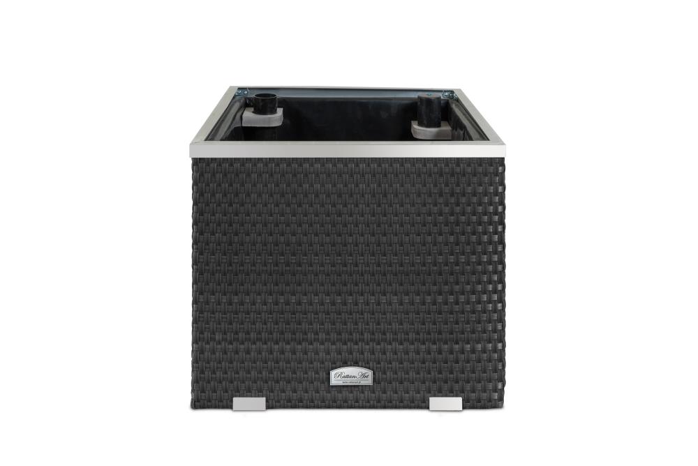 Selbstbewässernder Pflanzkübel in anthrazit