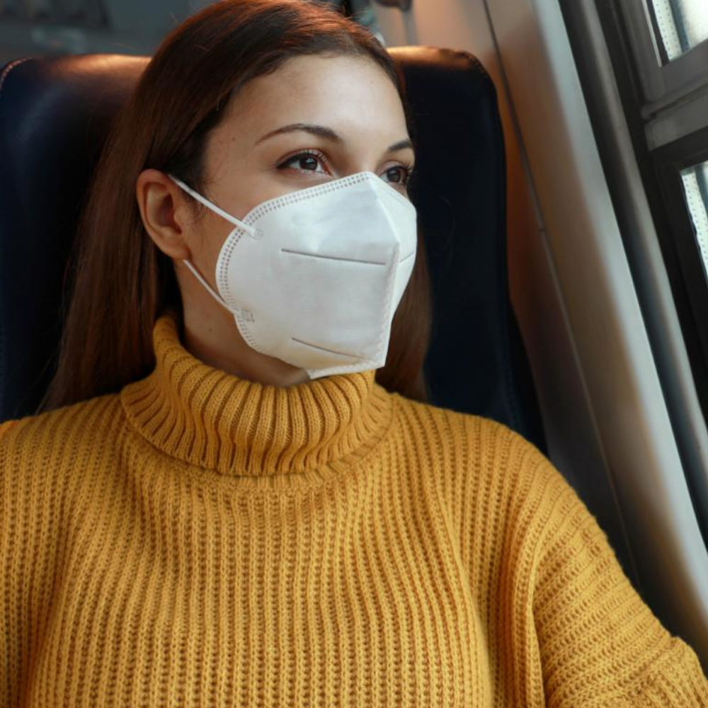 FFP2 Maske im Zug tragen