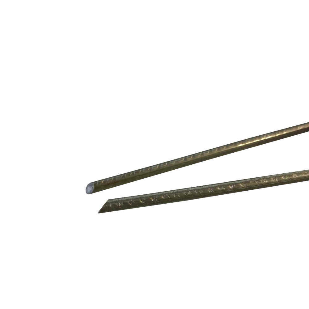 Mit abgeschrägten Spitzen für leichte Befestigung