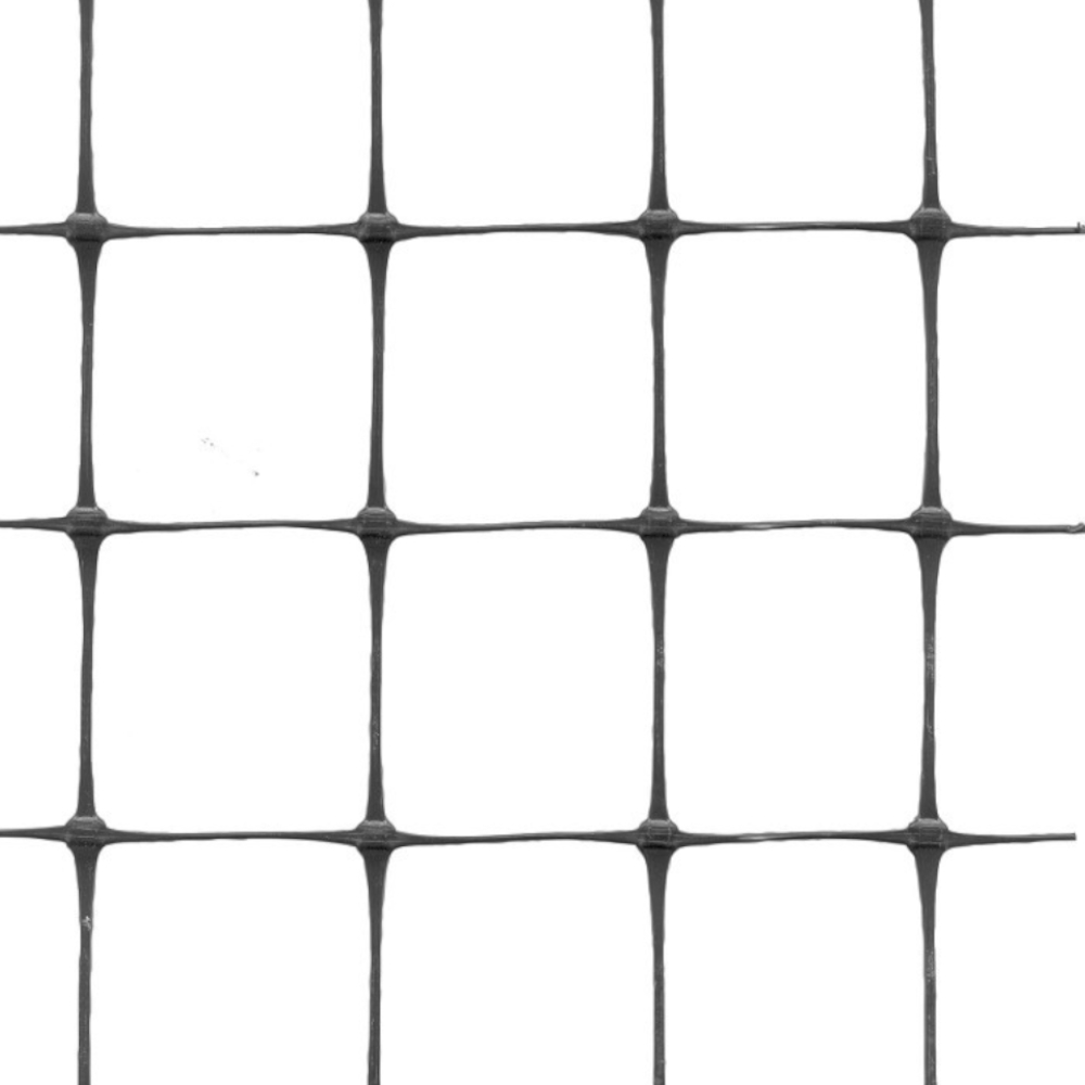 Wildzaun, Rehschutzzaun mit 50mm x 50mm Maschen, schwarz Gartennetz schützt vor Rehen