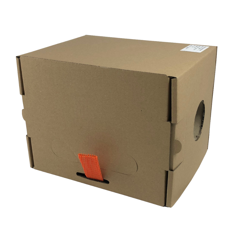 Netzschutzschlauch orange in praktischer Spenderbox