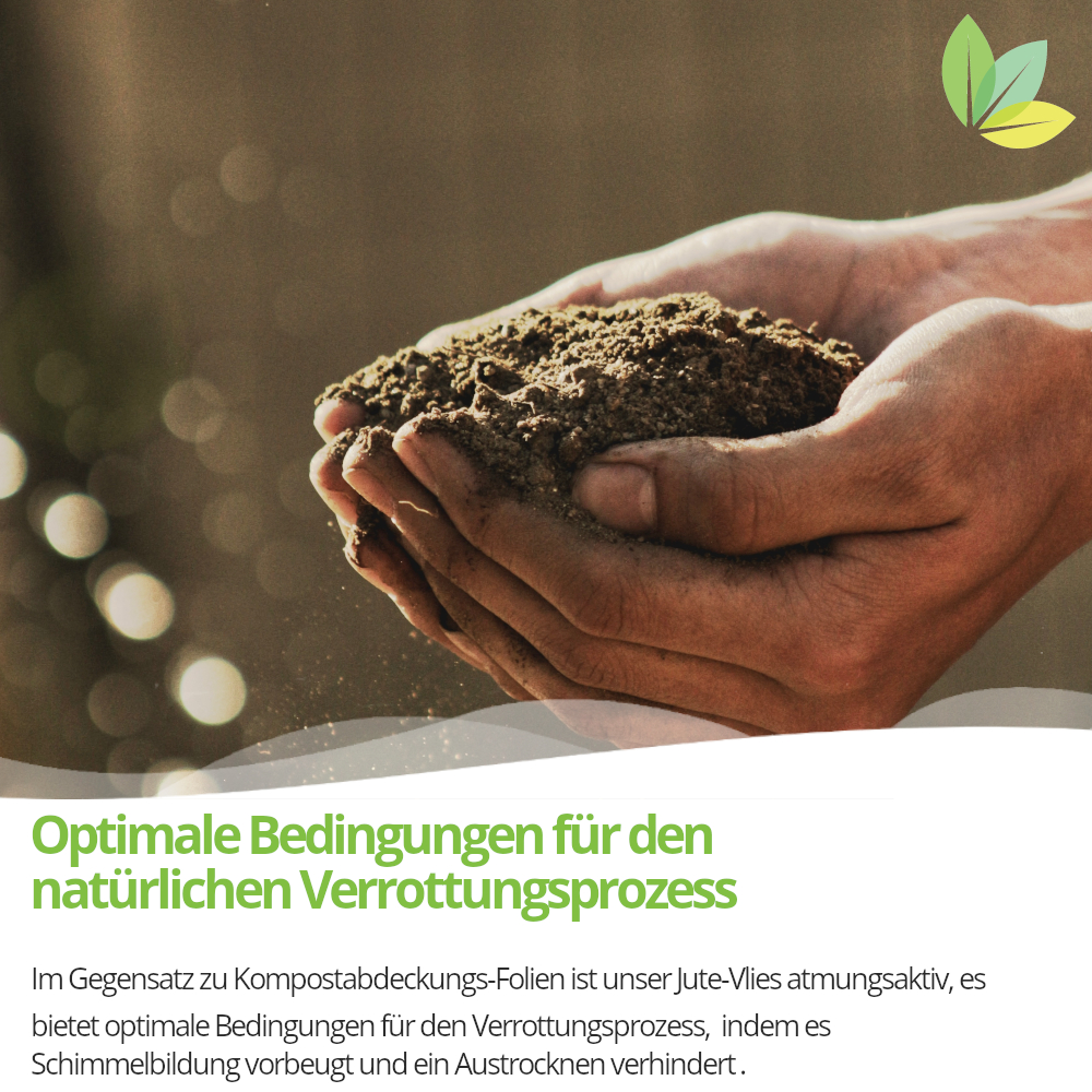 Durch das n atürliche Material werden optimale Bedingungen geschaffen