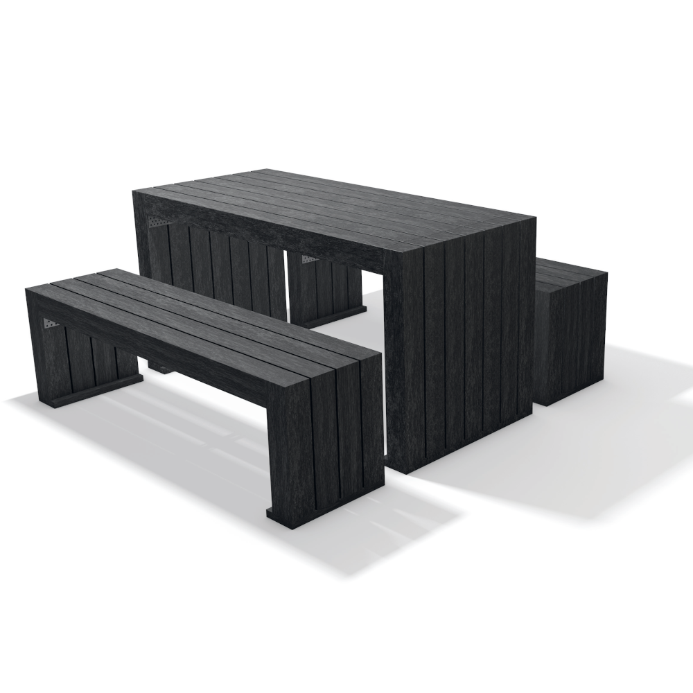 Calero Set, Tisch und zwei Bänke