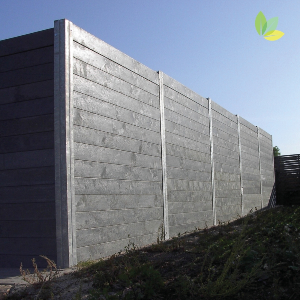 hanit® Brettprofil mit Nut und Feder, 200 x 12,5 x 3cm, grau