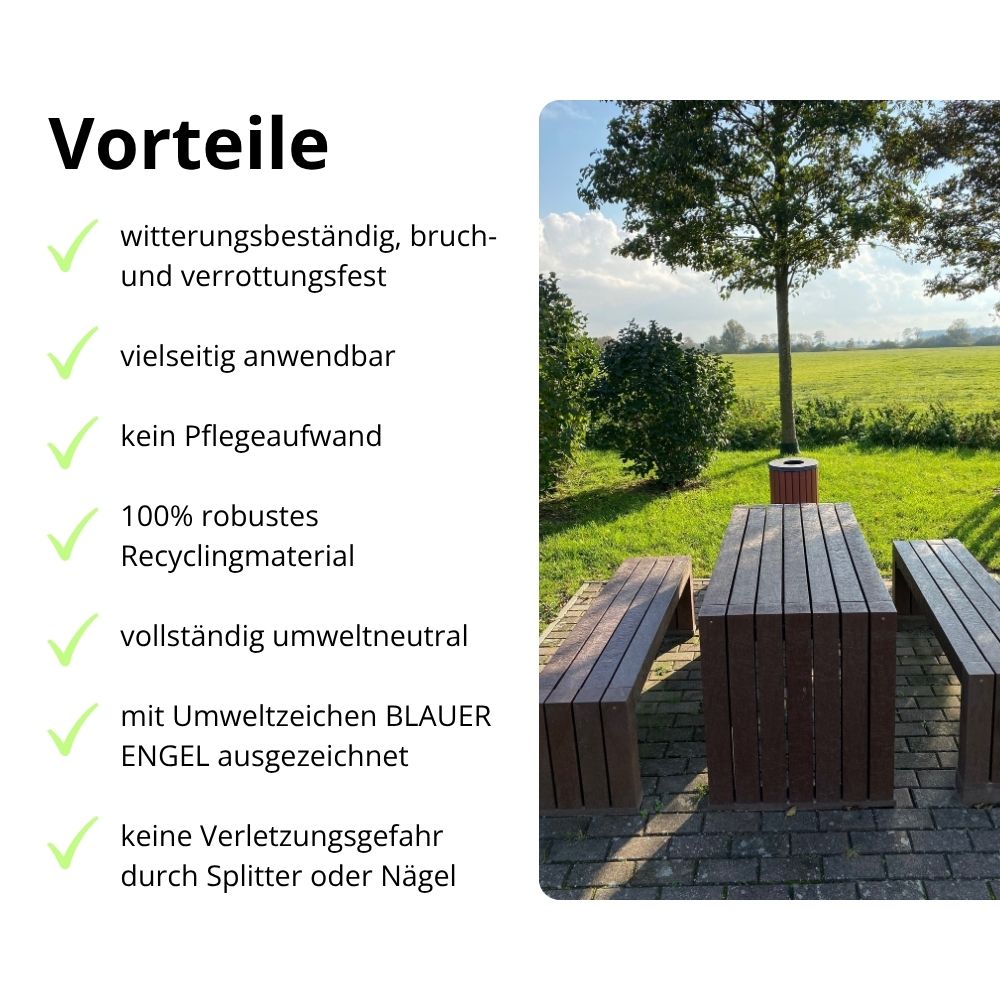 Vorteile von Outdoormöbeln aus Hanit