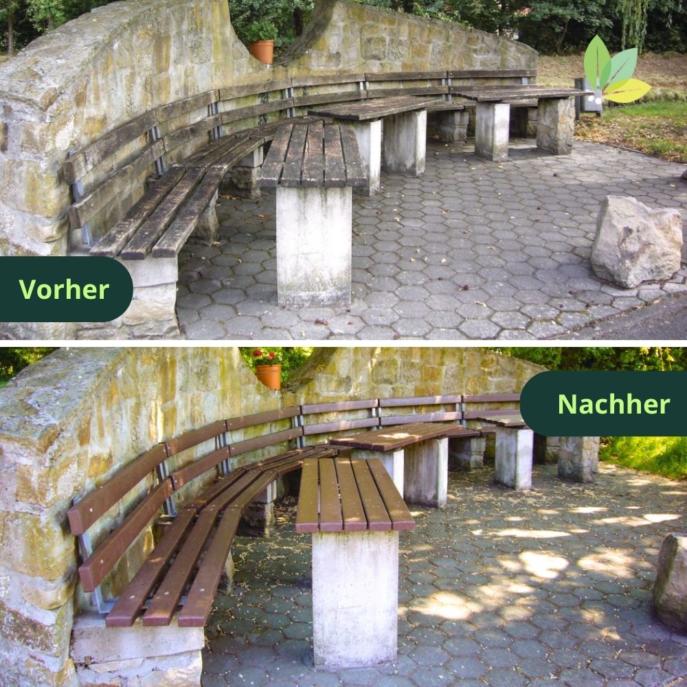 Vorher und Nachher Vergleich
