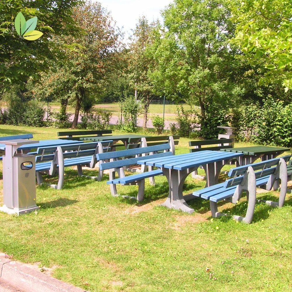 Outdoor Tisch Gruppen im Park