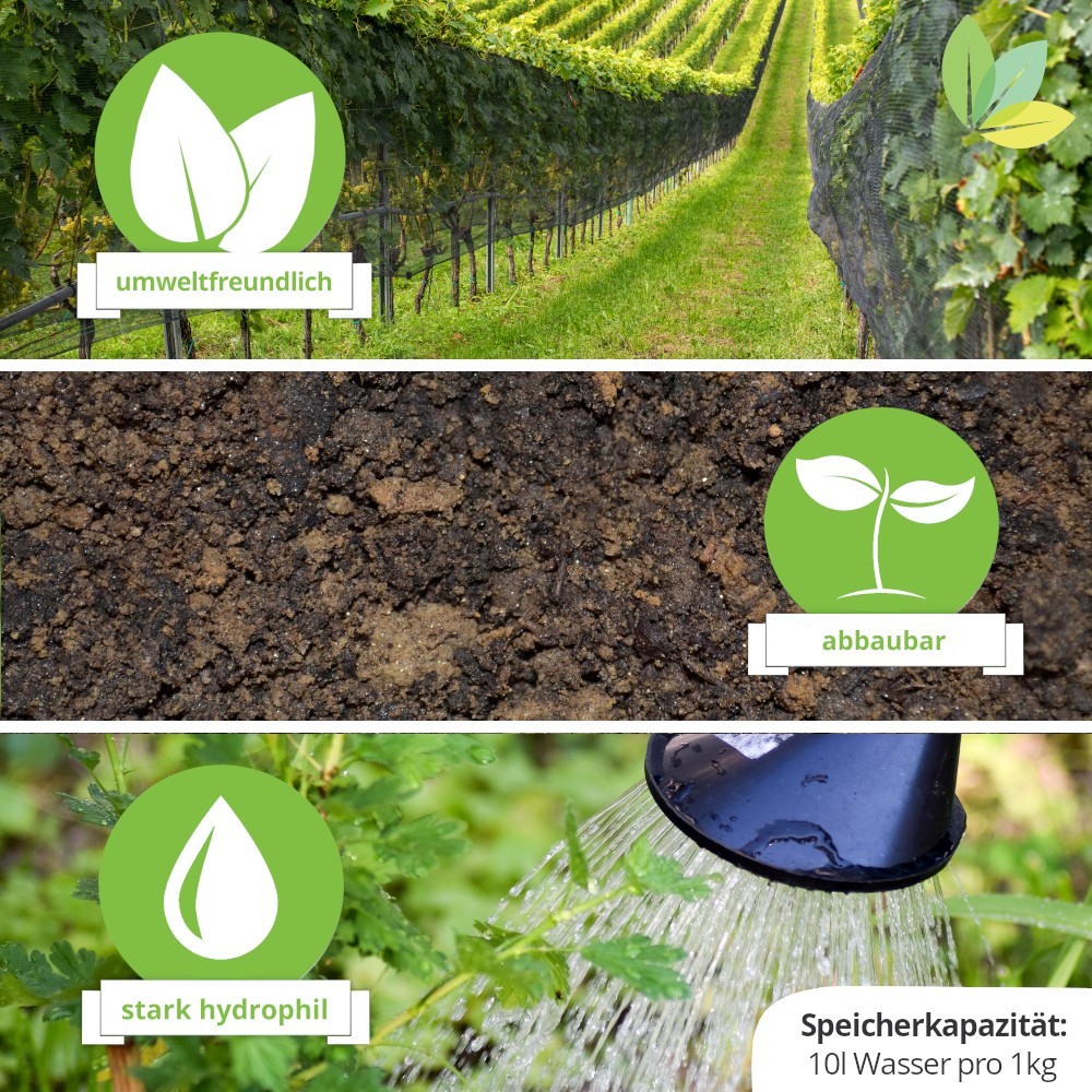 Eigenschaften: Umweltfreundlich, abbaubar, hydrophil