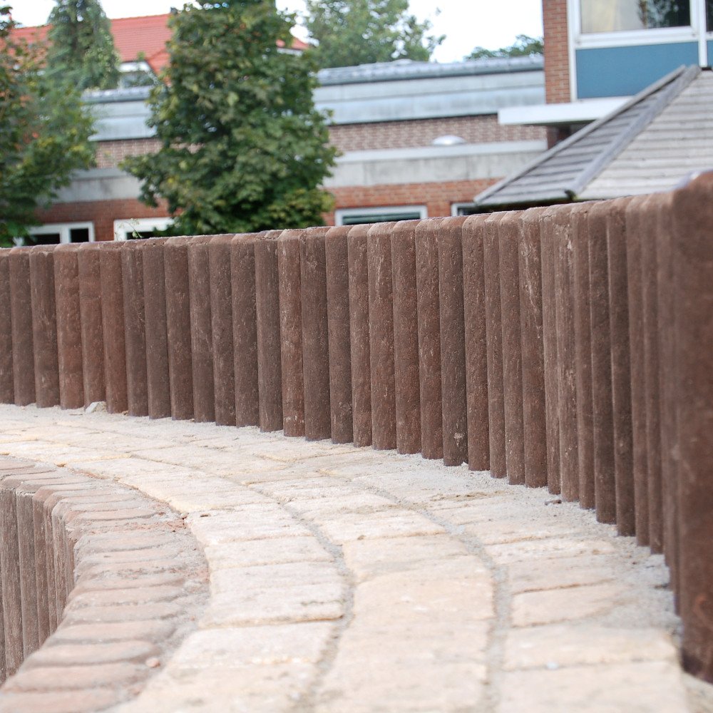 hanit®  Hohlkehlpalisade Ø 11cm, 60cm, braun