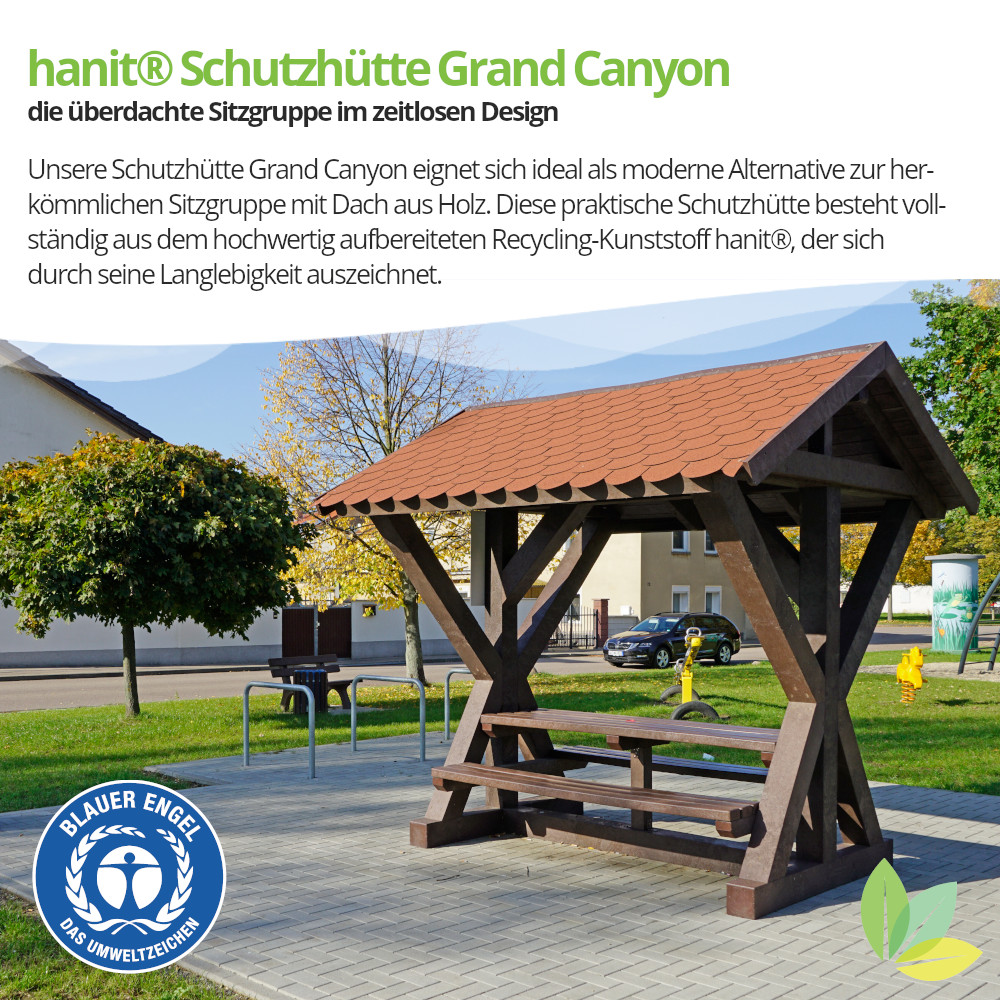 hanit® GRAND CANYON Waldschänke, 280 x 255 x 275cm, braun