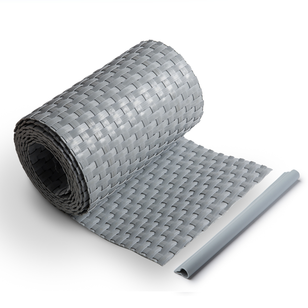 Sichtschutz hellgrau