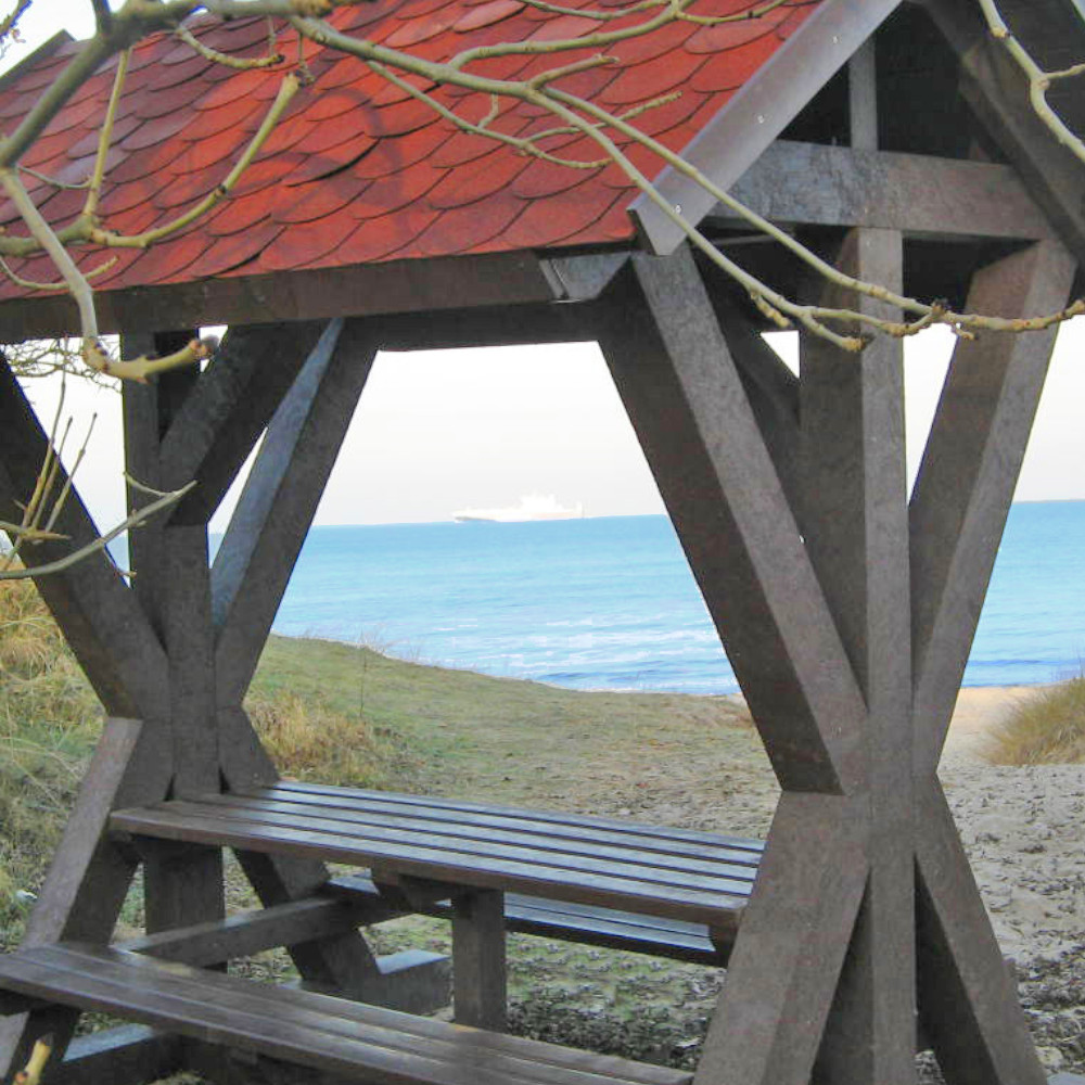 Rasthütte an der Ostsee