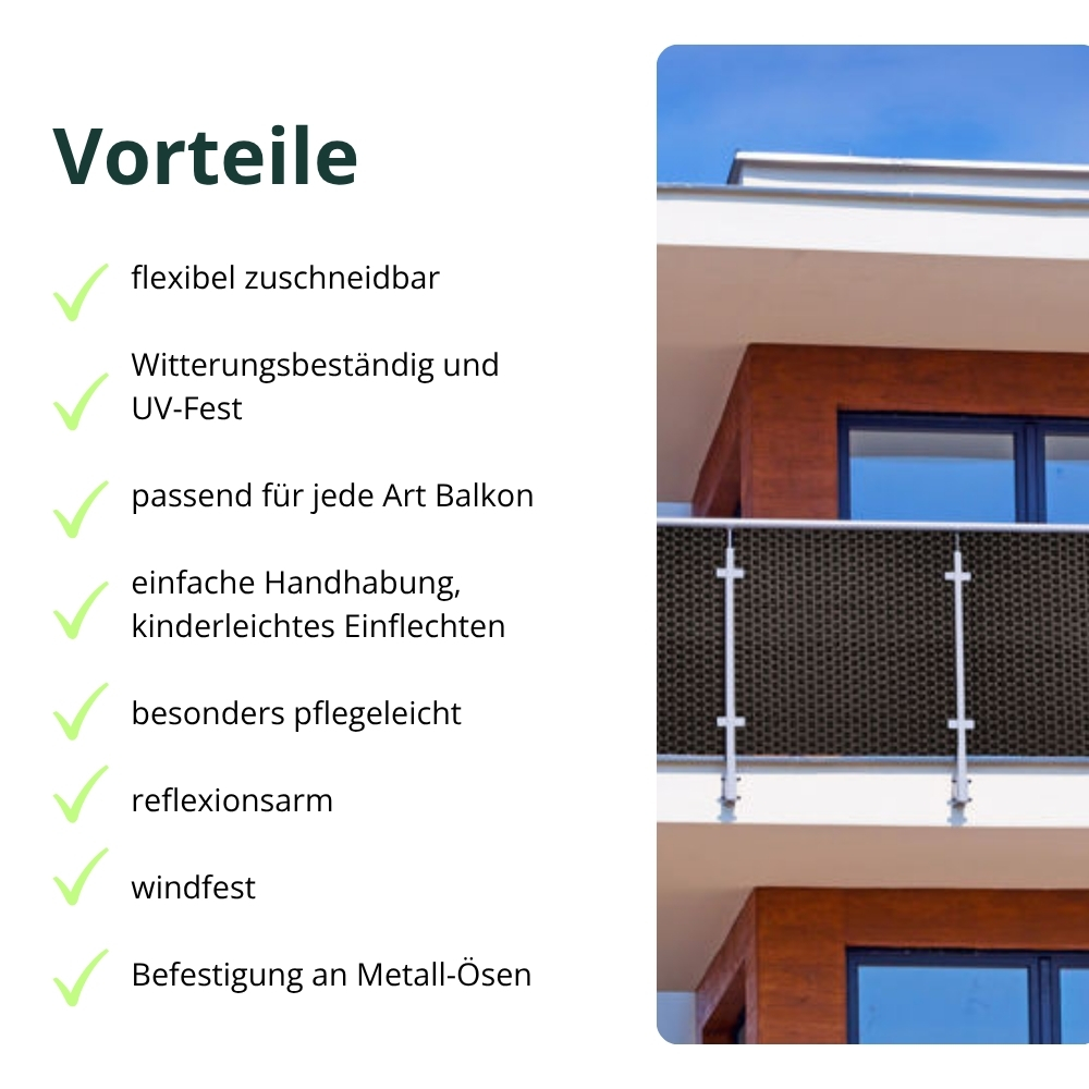 Vorteile der Sichtschutz Matten aus Rattan