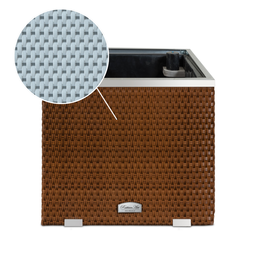 Pflanzkübel Hellgrau Dunkelgrau