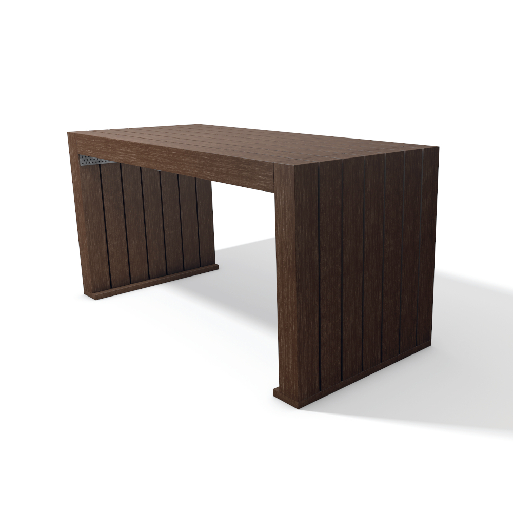 Calero Tisch auf weißen Hintergrund