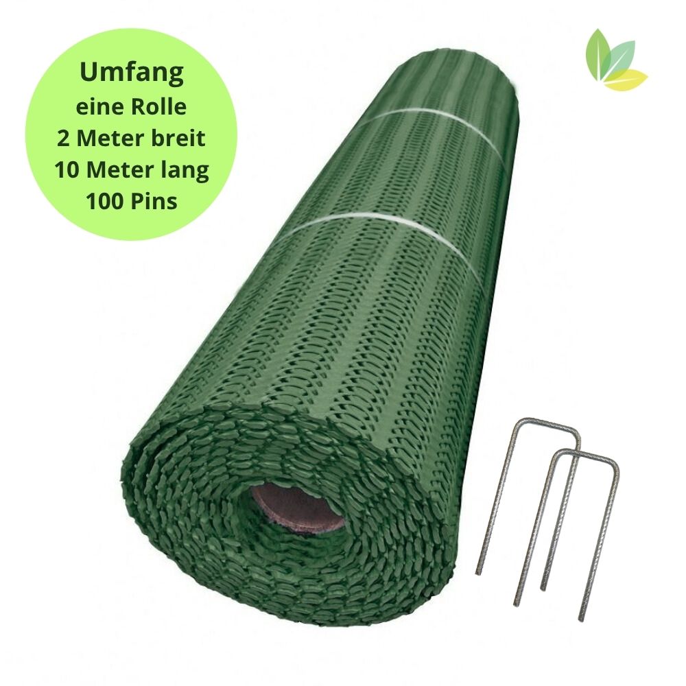 Lieferumfang 2x10m + 100 Pins