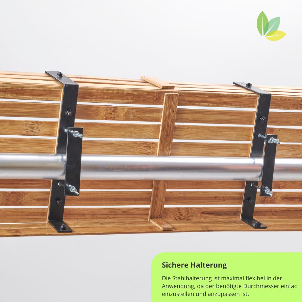 Sichere Halterung dank Stahlbefestigung
