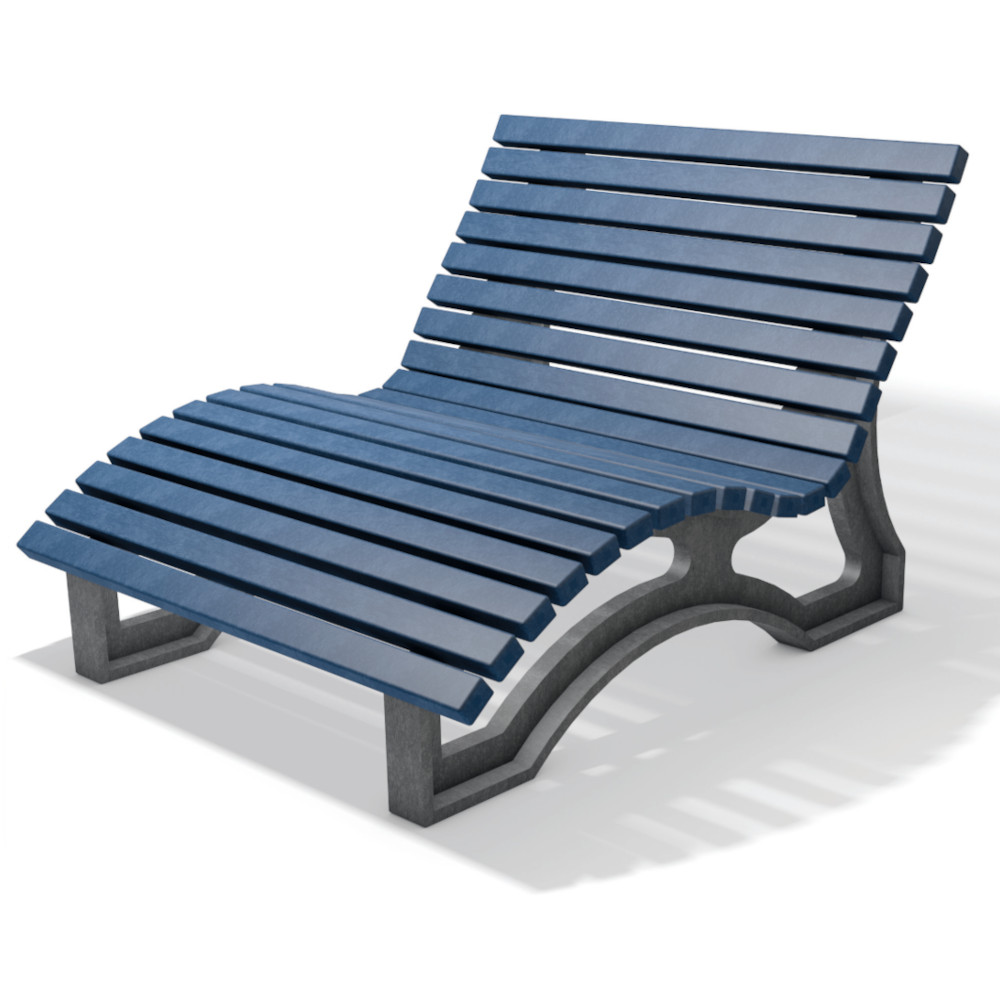 braune Liegebank Aveto in der Natur