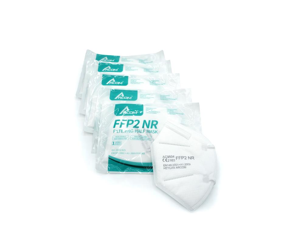 FFP2-Masken in Verpackungen.