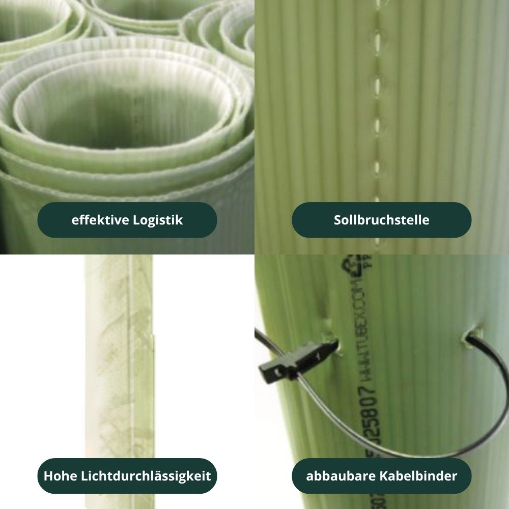 Nahaufnahme Luftlöcher Tubex Ventex