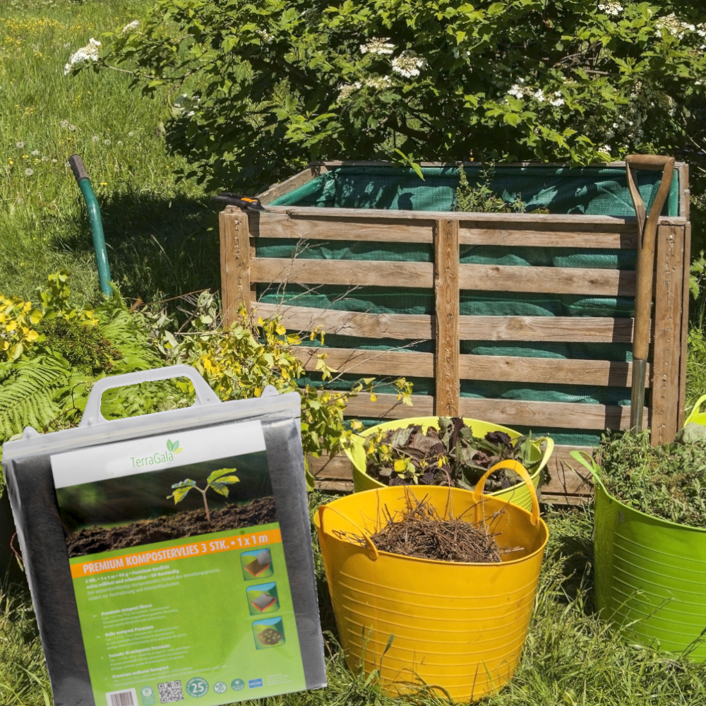 Kompostervlies zum Schutz von Holzkompostern