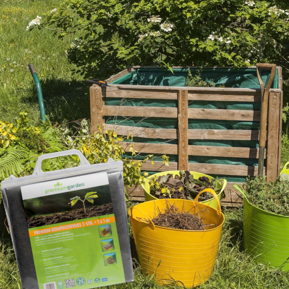 Kompostervlies zum Schutz von Holzkompostern