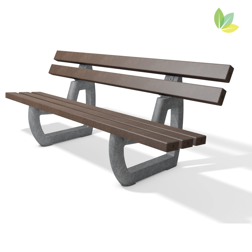 Recyclingbank Tivoli braun